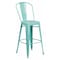 Flash Furniture Mint Metal Outdoor Stool, 30" ET-3534-30-MINT-GG - alternate 1