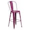 Flash Furniture Purp Metal Outdoor Stool, 30" ET-3534-30-PUR-GG - alternate 1