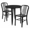 Flash Furniture Black Metal Set, 30RD CH-51090TH-2-18VRT-BK-GG - alternate 1