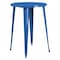Flash Furniture Round 30" L, 30" W, 41" H, Metal Top, Blue CH-51090-40-BL-GG - alternate 1