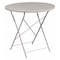 Flash Furniture 30" Round Light Gray Steel Folding Patio Table CO-4-SIL-GG - alternate 1