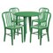Flash Furniture Green Metal Set, 30RD CH-51090TH-4-18VRT-GN-GG - alternate 1