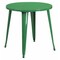 Flash Furniture Round 30" W, 30" L, 29.5" H, Metal Top, Green CH-51090-29-GN-GG - alternate 1