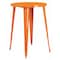 Flash Furniture Round 30" L, 30" W, 41" H, Metal Top, Orange CH-51090-40-OR-GG - alternate 1