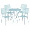Flash Furniture 30" Round Sky Blue Steel Folding Table w/4 Chairs CO-30RDF-02CHR4-SKY-GG - alternate 1