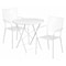 Flash Furniture 30" Round White Steel Folding Table w/ 2 Chairs CO-30RDF-02CHR2-WH-GG - alternate 1