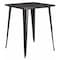 Flash Furniture Square 33.25" L, 33.25" W, 40.75" H, Metal Top, Gold CH-51040-40-BQ-GG - alternate 1