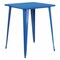 Flash Furniture Square 33.25" L, 33.25" W, 40.75" H, Metal Top, Blue CH-51040-40-BL-GG - alternate 1