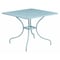 Flash Furniture 35.5" SQ Sky Blue Steel Patio Table-Umbrella Hole CO-6-SKY-GG - alternate 1