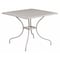Flash Furniture 35.5" SQ Lt Gray Steel Patio Table-Umbrella Hole CO-6-SIL-GG - alternate 1