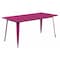 Flash Furniture Rectangle 31.5" W, 63" L, 29.5" H, Metal, Purple ET-CT005-PUR-GG - alternate 1