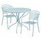 Flash Furniture 35.25" Round Sky Blue Steel Table with 2 Chairs CO-35RD-03CHR2-SKY-GG - alternate 1