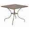Flash Furniture 35.5" Square Gold Steel Patio Table-Umbrella Hole CO-6-GD-GG - alternate 1