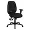 Flash Furniture Black High Back Exec Chair, Seat Height Range: 18" to 21-1/2" BT-6191H-BK-GG - alternate 1