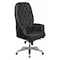 Flash Furniture Executive Chair Fixed Arms, 21" to 23-1/4" Height, Leather, Black BT-90269H-BK-GG - alternate 1