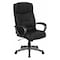 Flash Furniture Contemporary Chair Fixed Arms, 18-3/4" to 22-3/4" Height, Metal, Black BT-9177-BK-GG - alternate 1