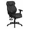 Flash Furniture Contemporary Chair Black High Back Exec Chair, Adjustable Arms, 17-1/2" to 21" Height, Leather BT-9835H-GG - alternate 1