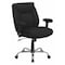 Flash Furniture Hercules Task Office Chair, Black Back, 29 in W 29" L 42-3/4" H, Adjustable Padded, Fabric Seat GO-2073F-GG - alternate 1