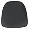 Flash Furniture Chiavari Chair Cushion, Black Back, 15 W 15-1/2" L 1.75 H, Fabric Seat BH-BLACK-HARD-GG - alternate 1