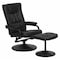 Flash Furniture Black LeatherSoft Recliner with Ottoman BT-7862-BK-GG - alternate 1