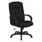 Flash Furniture Contemporary Chair Black High Back Exec Fab Chair, Fixed Arms, 18-1/2" to 22-1/2" Height, Fabric GO-5301B-BK-GG - alternate 1