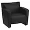 Flash Furniture Hercules Majesty Chair, Black Back, 31-1/4 in W 30" L 31-1/4" H, Flared, Leather Seat 222-1-BK-GG - alternate 1