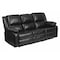 Flash Furniture Sofa, 35" to 64" x 38", Upholstery Color: Black BT-70597-SOF-GG - alternate 1