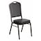 Flash Furniture Hercules Banquet Chair, Black Back, 17-1/4 in W 20-1/4" L 38" H, Vinyl Seat FD-C01-GOLDVEIN-BK-VY-GG - alternate 1