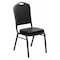 Flash Furniture Hercules Banquet Chair, Black Back, 17-1/4 in W 20-1/4" L 38" H, Vinyl Seat FD-C01-SILVERVEIN-BK-VY-GG - alternate 1