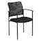 Flash Furniture Contemporary Side Chair, Black Back, 23-1/2 in W 24" L 34-3/4" H, Mesh Seat GO-516-2-GG - alternate 1
