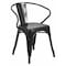 Flash Furniture Contemporary Chair, Black Back, 21-1/2 in W 19" L 27-3/4" H, Integrated CH-31270-BK-GG - alternate 1