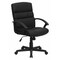 Flash Furniture Leather Task Chair, 17-1/2" to 21-1/2", Black GO-1004-BK-LEA-GG - alternate 1