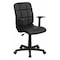 Flash Furniture Vinyl Contemporary Chair, 16-3/4" to 21-3/4, Fixed Arms, Black GO-1691-1-BK-A-GG - alternate 1