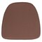 Flash Furniture Chiavari Chair Cushion, Tan Back, 16 W 15-1/2" L 1.75 H, Fabric Seat BH-BRN-GG - alternate 1