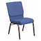 Flash Furniture Hercules Church Chair, Blue Back, 19-1/4 in W 25" L 33-1/4" H, Fabric Seat FD-CH02185-GV-BLUE-GG - alternate 1