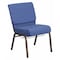 Flash Furniture Hercules Church Chair, Blue Back, 21-1/4 in W 25" L 33" H, Fabric Seat FD-CH0221-4-GV-BLUE-BAS-GG - alternate 1