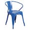 Flash Furniture Contemporary Chair, Blue Back, 21-1/2 in W 19" L 27-3/4" H, Integrated CH-31270-BL-GG - alternate 1