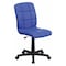 Flash Furniture Vinyl Contemporary Chair, 16-3/4" to 21-3/4, Blue GO-1691-1-BLUE-GG - alternate 1