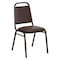 Flash Furniture Hercules Banquet Chair, Brown Back, 17-1/2 in W 20-1/4" L 34" H, Vinyl Seat FD-BHF-2-BN-GG - alternate 1