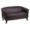 Flash Furniture Loveseat, 29" x 29", Upholstery Color: Brown 111-2-BN-GG - alternate 1