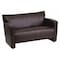 Flash Furniture Loveseat, 30" x 31-1/4", Upholstery Color: Brown 222-2-BN-GG - alternate 1
