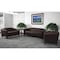 Flash Furniture Living Room Set, 29" to 31" x 29", Upholstery Color: Brown 111-SET-BN-GG - alternate 1