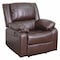 Flash Furniture Recliner, 31" to 64" x 26" to 36", Upholstery Color: Brown BT-70597-1-BN-GG - alternate 1