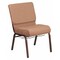 Flash Furniture Hercules Church Chair, 21-1/4 in W 25" L 33" H, Fabric Seat FD-CH0221-4-CV-BN-BAS-GG - alternate 1