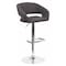 Flash Furniture Charcoal Fabric Adjustable Height Barstool CH-122070-BKFAB-GG - alternate 1