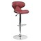 Flash Furniture Burgundy Vinyl Barstool, Adj Height DS-815-BURG-GG - alternate 1