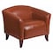 Flash Furniture Hercules Imperial Chair, 33-1/2 in W 31" L 29" H, Sloping, Leather Seat 111-1-CG-GG - alternate 1