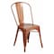 Flash Furniture Contemporary Stackable Chair, 17-3/4 in W 20" L 33-1/2" H ET-3534-POC-GG - alternate 1