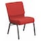 Flash Furniture Hercules Church Chair, 21-1/4 in W 25" L 33" H, Fabric Seat FD-CH0221-4-SV-RED-GG - alternate 1