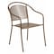 Flash Furniture Gold Steel Patio Arm Chair with Round Back CO-3-GD-GG - alternate 1